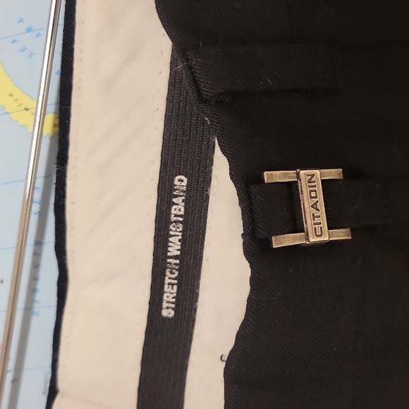 CITADIN MICRO ULTRA LOW RISE SLANT POCKET DRESS BLACK PANT - Picture 5 of 15